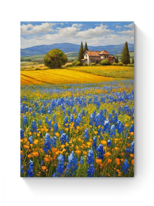 Алмазная мозаика на подрамнике «Прованс» 50x40 см