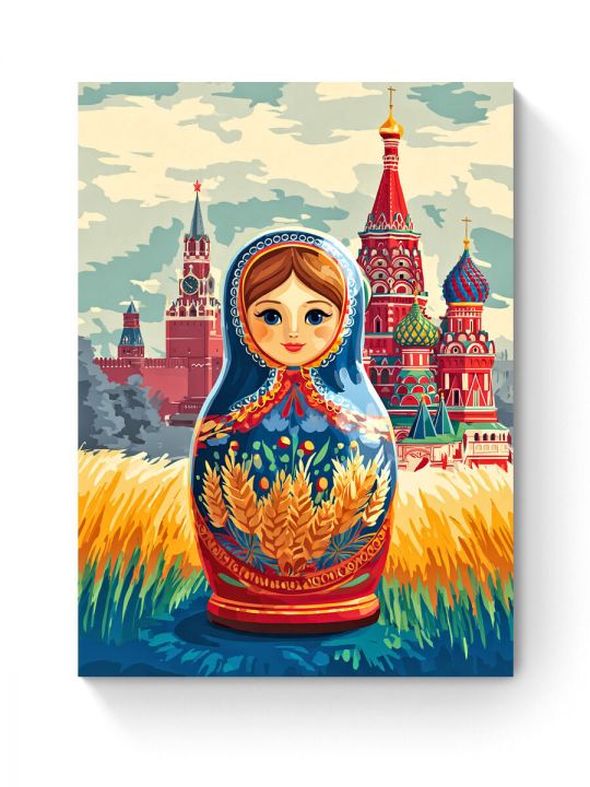 Алмазная мозаика на подрамнике «50_1» 40x30 см