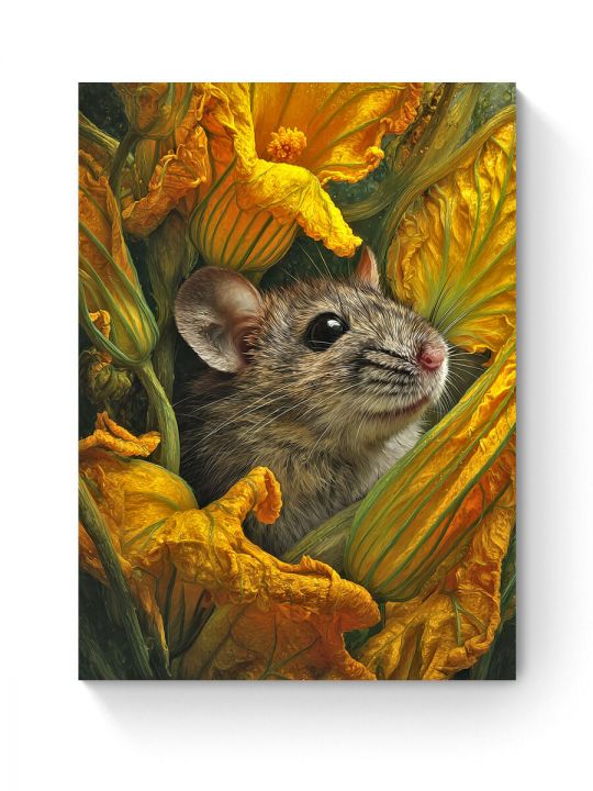 Алмазная мозаика на подрамнике «Мышонок» 40x30 см