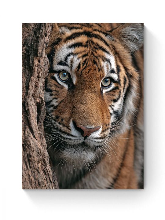 Алмазная мозаика на подрамнике «Тигр» 50x40 см