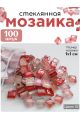 Стеклянная мозаика для творчества, 100 шт. Цвет 02