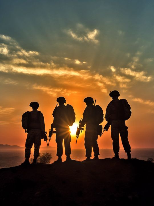 Алмазная мозаика без подрамника «Четыре товарища» 40x30 см