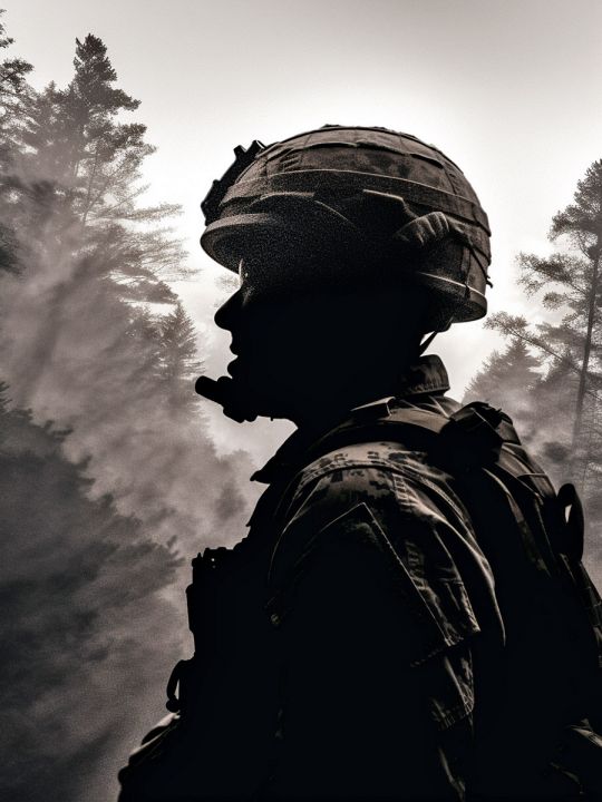 Алмазная мозаика без подрамника «Тихий дозор» 90x70 см