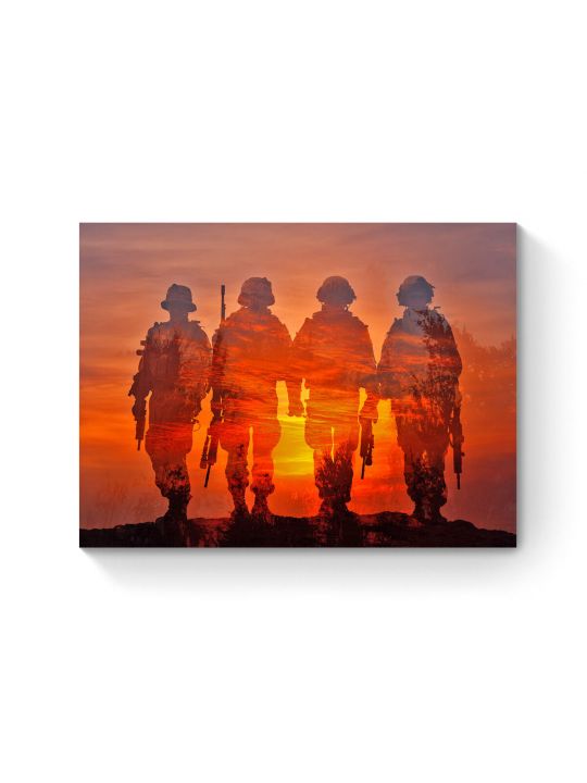 Алмазная мозаика на подрамнике «Сила и долг» 90x70 см