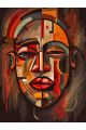 Алмазная мозаика без подрамника «Лик предков» 50x40 см