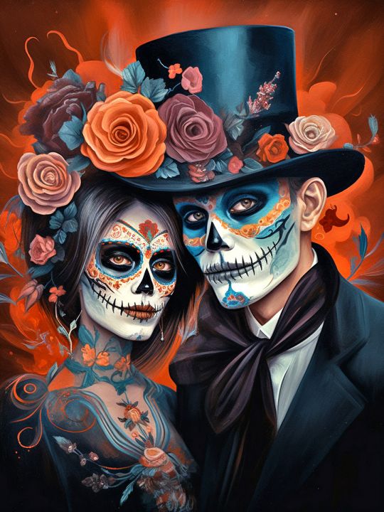 Алмазная мозаика без подрамника «Вечная любовь» 50x40 см