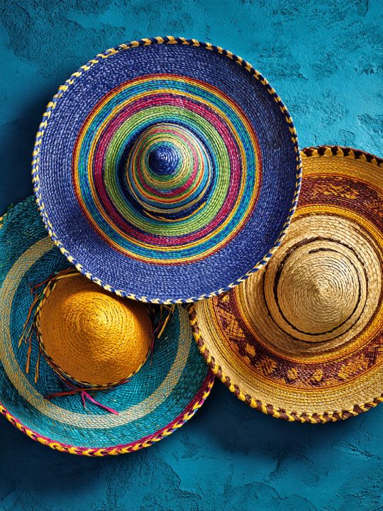 Алмазная мозаика без подрамника «Ритм Мексики» 50x40 см