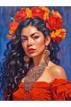 Алмазная мозаика без подрамника «Кармен» 70x50 см