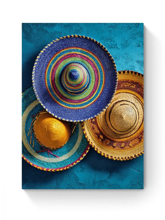 Алмазная мозаика на подрамнике «Ритм Мексики» 70x50 см