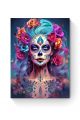 Алмазная мозаика на подрамнике «Санта Муэрте» 90x70 см