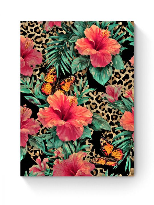 Алмазная мозаика на подрамнике «Тропик шик» 90x70 см