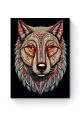Алмазная мозаика на подрамнике «Тотем волка» 90x70 см