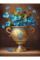 Алмазная мозаика на подрамнике «Золотая ваза» 50x40 см
