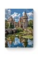 Алмазная мозаика на подрамнике «Старинный замок» 90x70 см