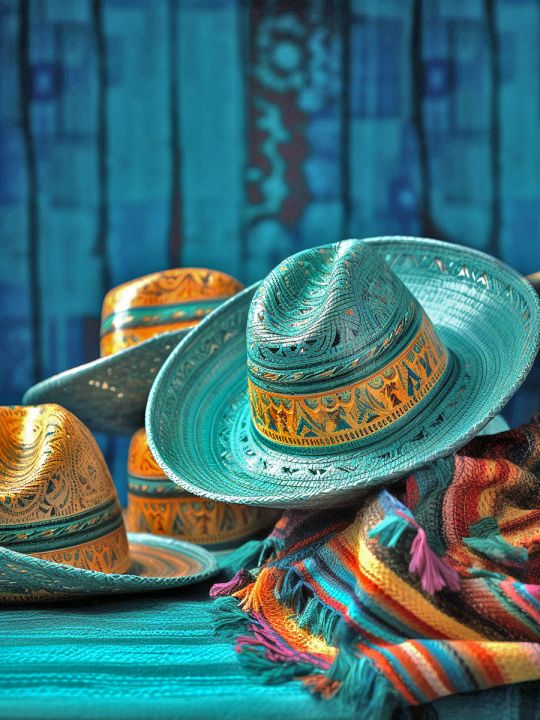 Алмазная мозаика без подрамника «Сомбреро» 50x40 см