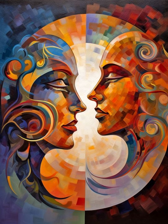 Алмазная мозаика без подрамника «Отражение» 50x40 см