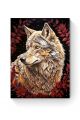 Алмазная мозаика на подрамнике «Волчица» 90x70 см