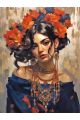 Алмазная мозаика на подрамнике «Мексиканка» 90x70 см