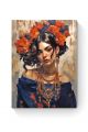 Алмазная мозаика на подрамнике «Мексиканка» 40x30 см