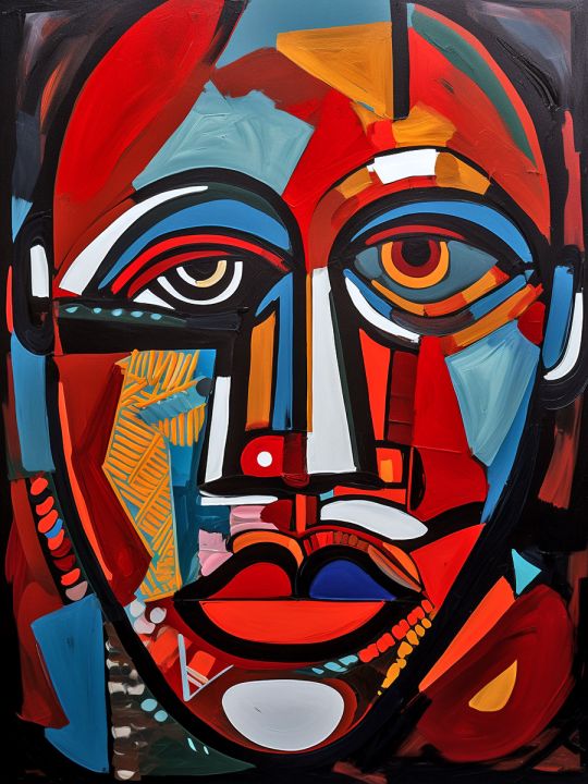 Алмазная мозаика без подрамника «Арт-портрет» 50x40 см