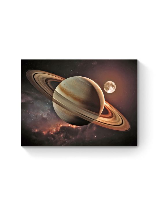 Алмазная мозаика на подрамнике «Сатурн» 40x30 см