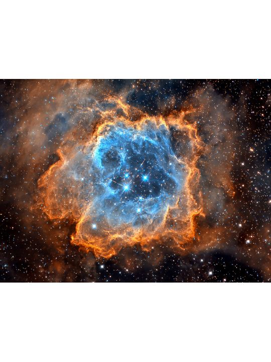 Алмазная мозаика без подрамника «Туманность» 90x70 см