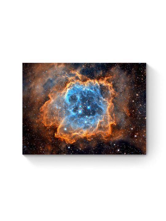 Алмазная мозаика на подрамнике «Туманность» 40x30 см