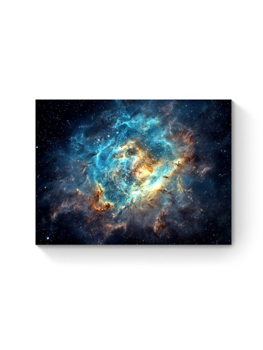 Алмазная мозаика на подрамнике «Туманность» 50x40 см