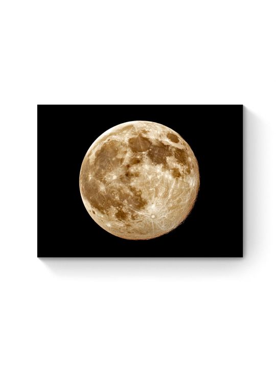 Алмазная мозаика на подрамнике «Луна» 40x30 см