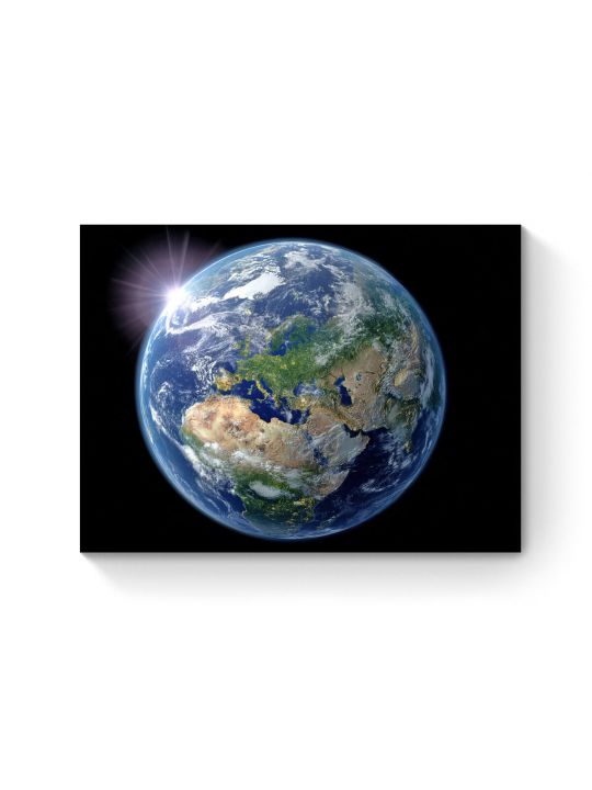 Алмазная мозаика на подрамнике «Земля» 50x40 см