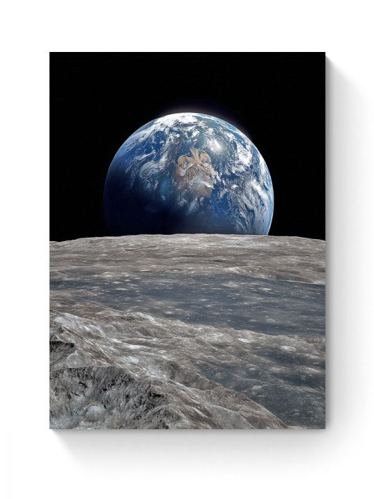 Алмазная мозаика на подрамнике «Земля» 40x30 см