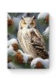 Алмазная мозаика на подрамнике «Совушка» 60x45 см