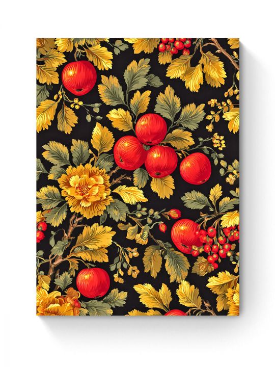 Алмазная мозаика на подрамнике «Узор Хохлома» 50x40 см