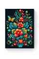 Алмазная мозаика на подрамнике «Цветочный узор» 35x25 см