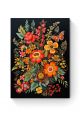 Алмазная мозаика на подрамнике «Цветочный узор» 80x60 см