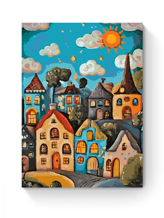 Картина по номерам на подрамнике «Детский мир» 35x25 см