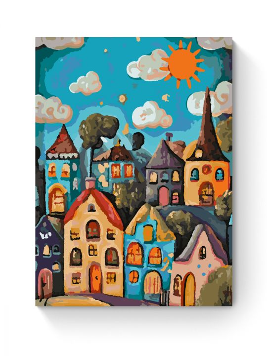 Картина по номерам на подрамнике «Детский мир» 25x20 см