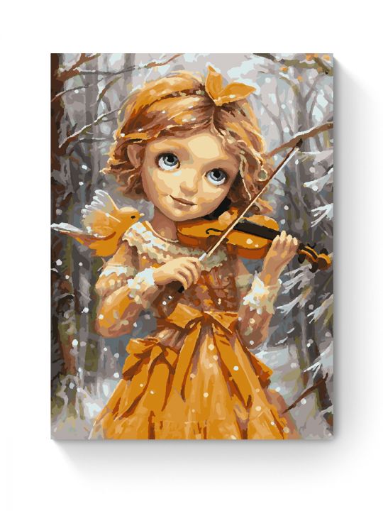 Картина по номерам на подрамнике «Муза» 35x25 см