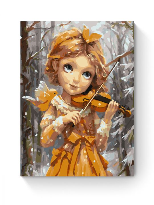 Картина по номерам на подрамнике «Муза» 25x20 см