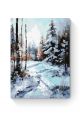 Картина по номерам на подрамнике «Зимний лес» 25x20 см