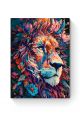 Картина по номерам на подрамнике «Цветочный лев» 25x20 см