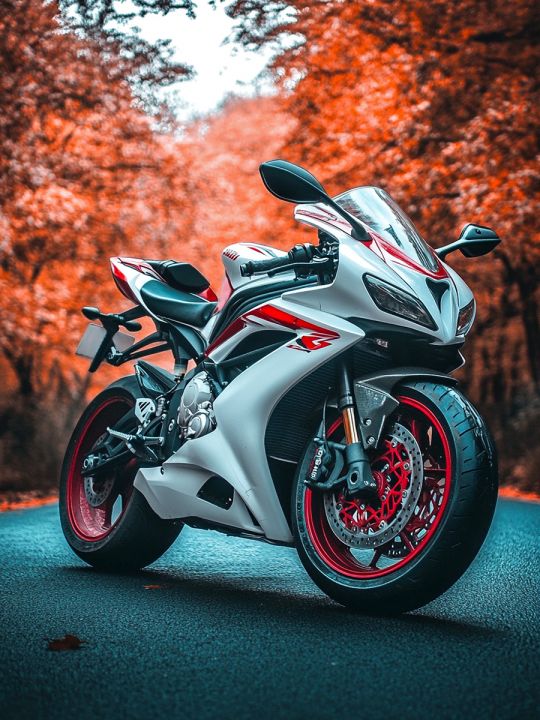 Алмазная мозаика без подрамника «Мотоцикл» 60x45 см