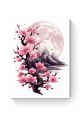 Алмазная мозаика на подрамнике «Сакура» 50x40 см