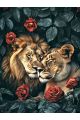 Алмазная мозаика без подрамника «Нотка страсти» 60x45 см
