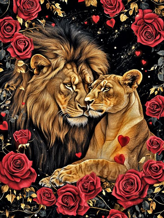 Алмазная мозаика без подрамника «Нотка страсти» 60x45 см