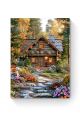 Алмазная мозаика на подрамнике «Дом в лесу» 50x40 см