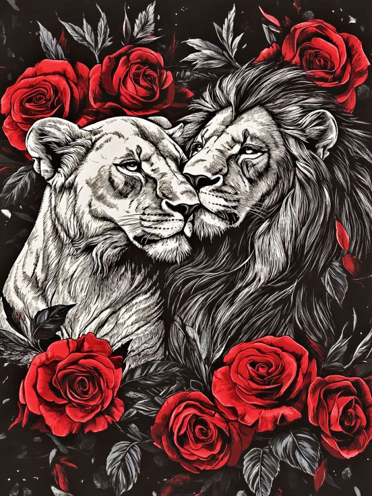 Алмазная мозаика без подрамника «Нотка страсти» 25x20 см