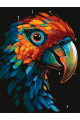 Картина по номерам на подрамнике «Арт-попугай» 25x20 см