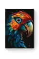 Картина по номерам на подрамнике «Арт-попугай» 35x25 см