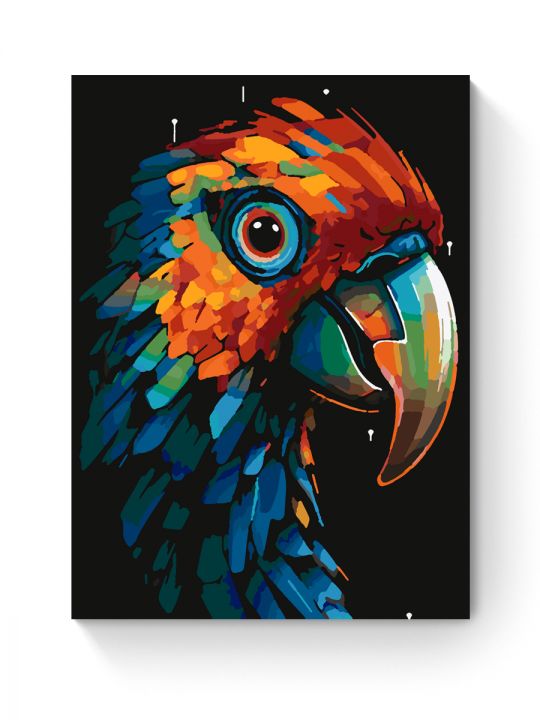 Картина по номерам на подрамнике «Арт-попугай» 25x20 см